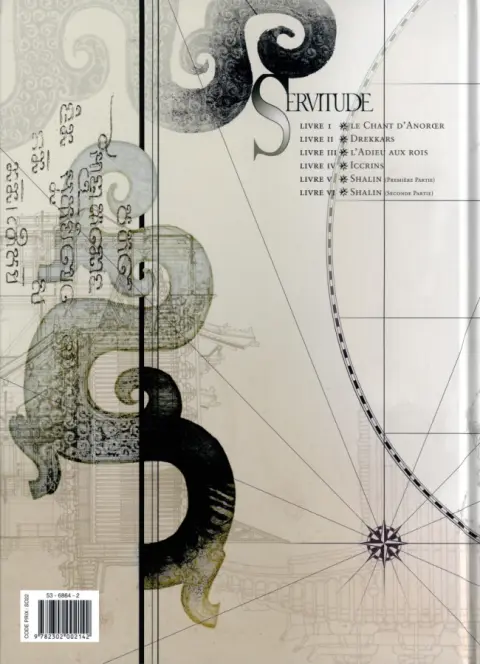 Verso de l'album Servitude Livre II Drekkars