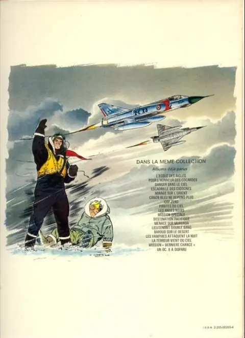 Verso de l'album Tanguy et Laverdure Tome 9 Les anges noirs