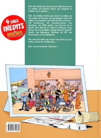 Verso de l'album La Bande à Bamboo Tome 1