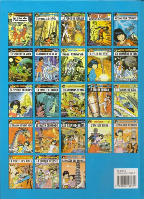 Verso de l'album Yoko Tsuno Tome 4 Aventures électroniques