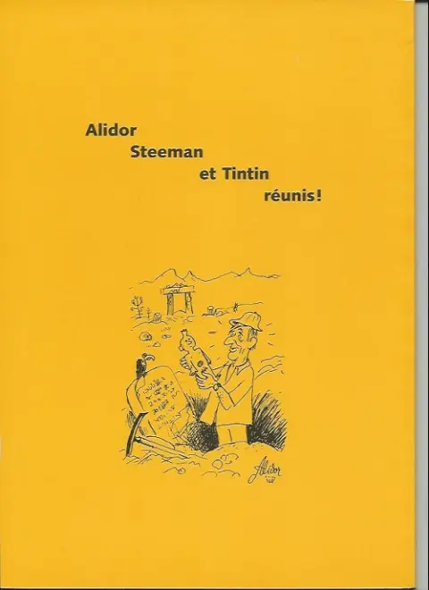 Verso de l'album Paul Jamin, Georges Remi - Complices cités