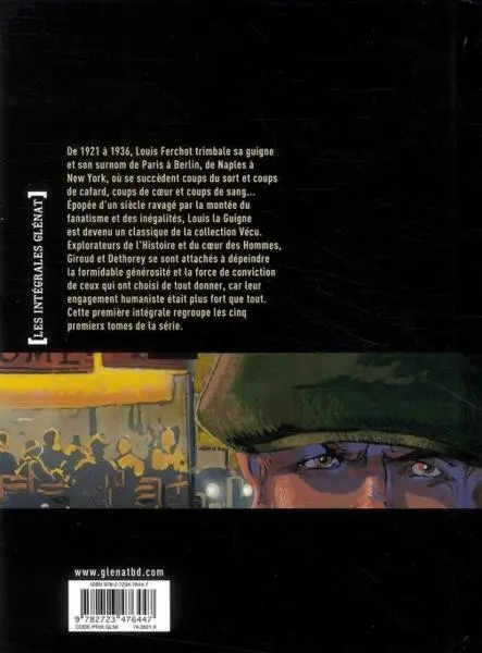 Verso de l'album Louis la Guigne Épisode 1