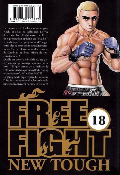 Verso de l'album Free fight 18 To the dragon Cliff