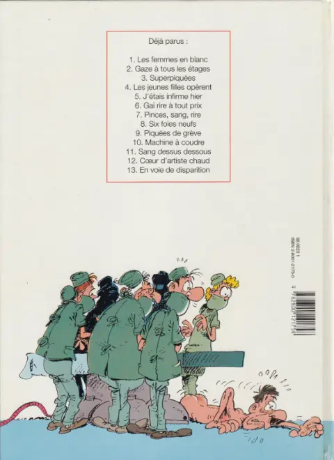 Verso de l'album Les Femmes en Blanc Tome 13 En voie de disparition