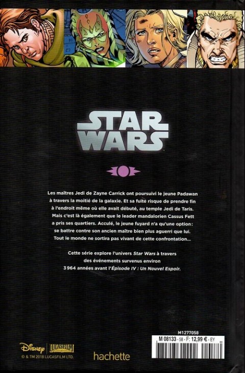 Verso de l'album Star Wars - Légendes - La Collection Tome 58 Chevaliers de l'Ancienne République : IV. L'invasion de Taris
