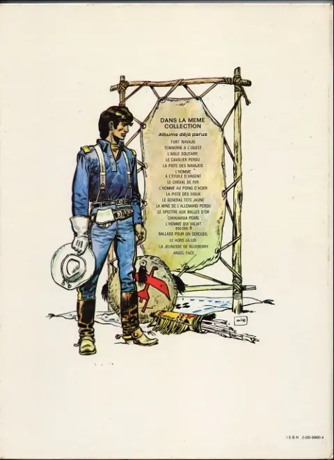 Verso de l'album Blueberry Tome 14 L'homme qui valait 500 000$