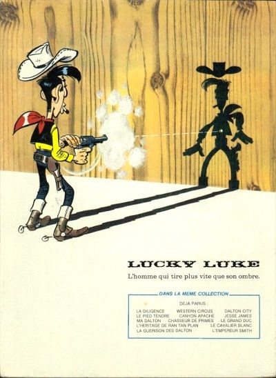 Verso de l'album Lucky Luke Tome 45 L'empereur Smith