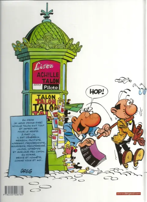 Verso de l'album Achille Talon Tome 13 Pas de pitié pour Achille Talon