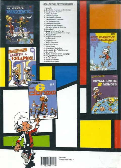 Verso de l'album Les Petits hommes Tome 12 Le guêpier