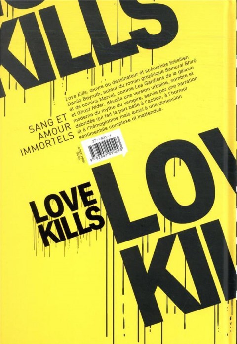 Verso de l'album Love Kills