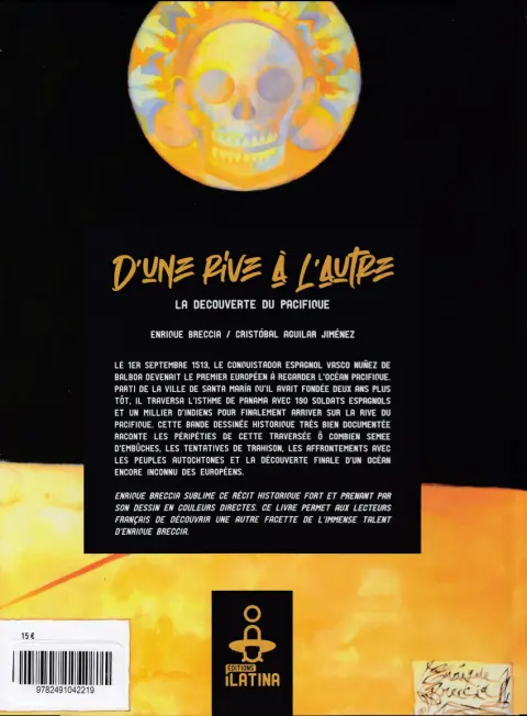 Verso de l'album D'une rive à l'autre La découverte du Pacifique
