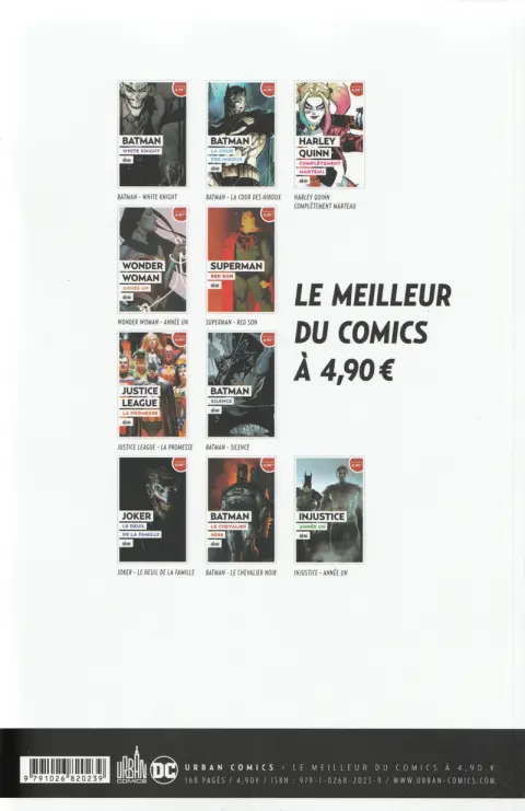 Verso de l'album Le meilleur de DC Comics Tome 8 Joker : le deuil de la famille
