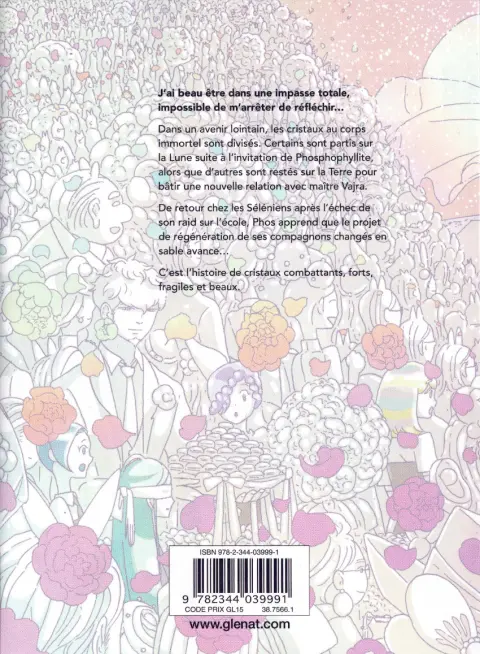 Verso de l'album L'Ère des cristaux 10