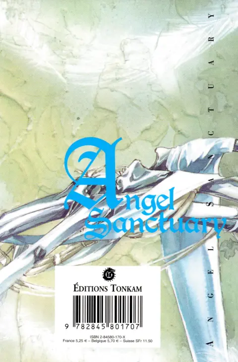 Verso de l'album Angel Sanctuary 13