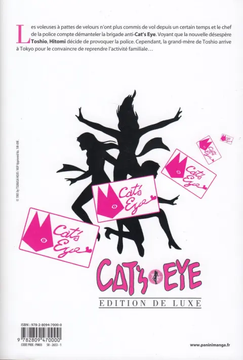 Verso de l'album Cat's Eye Édition de luxe 13