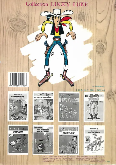 Verso de l'album Lucky Luke Tome 24 La caravane