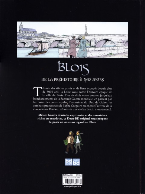 Verso de l'album Blois De la préhistoire à nos jours