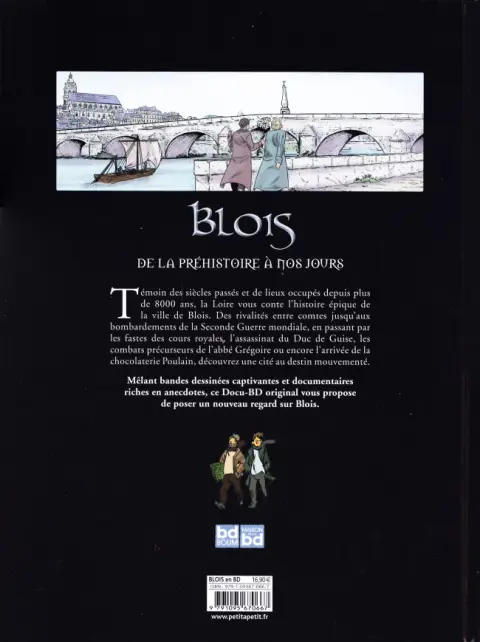 Verso de l'album Blois De la préhistoire à nos jours