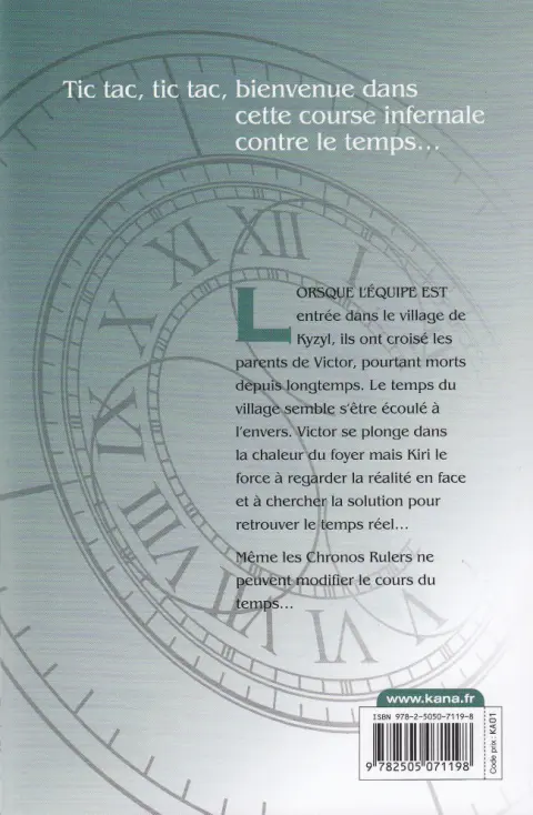 Verso de l'album Chronos Ruler 5
