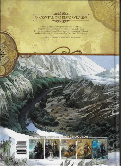 Verso de l'album Elfes Tome 7 Le Crystal des Elfes sylvains