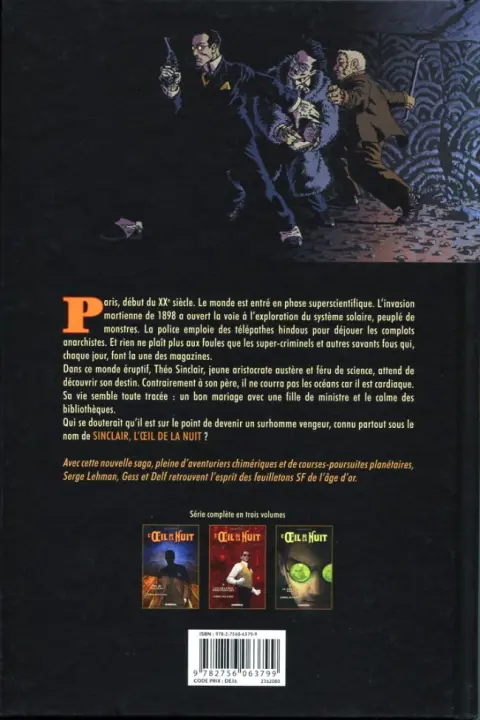 Verso de l'album L'Oeil de la Nuit 3 Le Druide noir