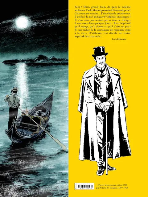 Verso de l'album Thomas Carnacki - Détective de l'occulte 1 Les Spectres de Venise