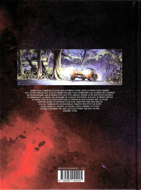 Verso de l'album Jett Strike