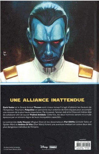 Verso de l'album Star Wars - Thrawn Alliances