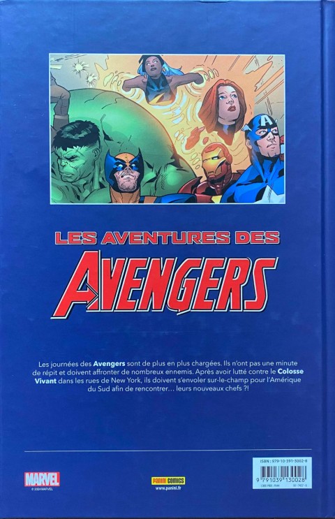 Verso de l'album Les aventures des Avengers 3 La haute société du serpent