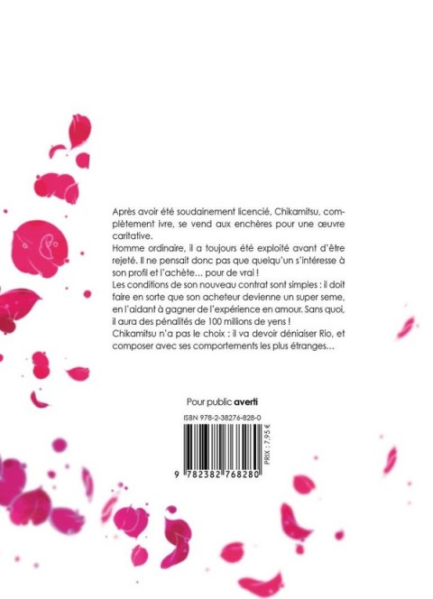 Verso de l'album Je vaux 100 millions de yens