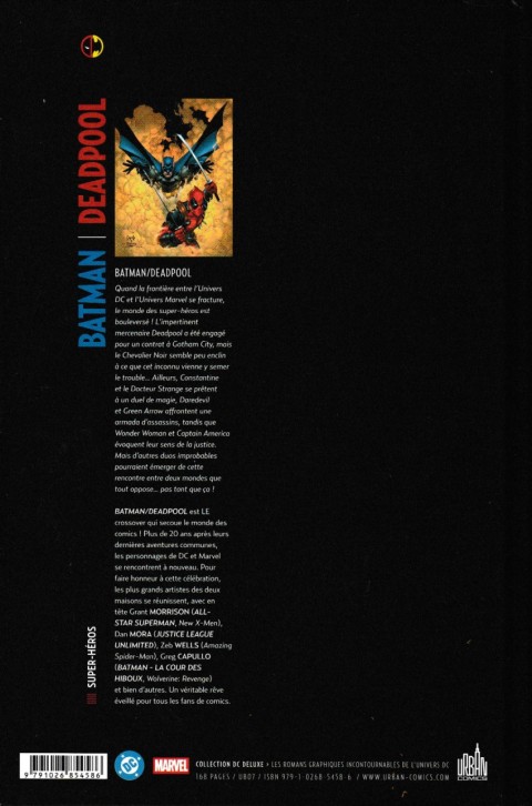 Verso de l'album Deadpool / Batman