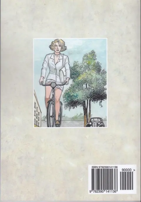 Verso de l'album D'Encre et de Sang Le scénario original