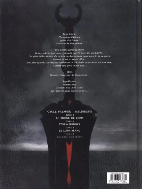 Verso de l'album Elric Tome 3 Le Loup blanc