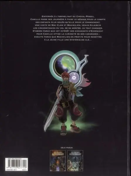 Verso de l'album Les Enfants d'Evernight Tome 2 L'Orphelinat du Cheval-Pendu