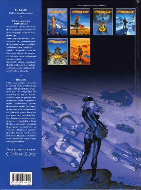 Verso de l'album Golden Cup Tome 6 Le truck infernal