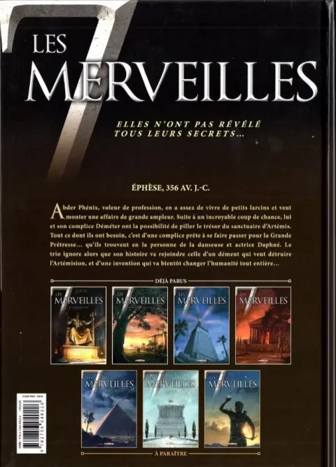 Verso de l'album Les 7 merveilles Tome 4 Le temple d'Artémis - 356 av. J.-C.