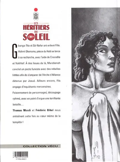 Verso de l'album Les Héritiers du soleil Tome 10 La nuit de lumière 2