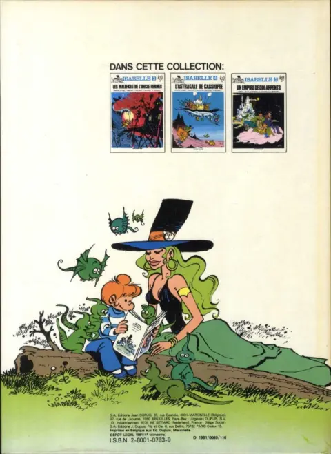 Verso de l'album Isabelle Tome 6 L'étang des sorciers