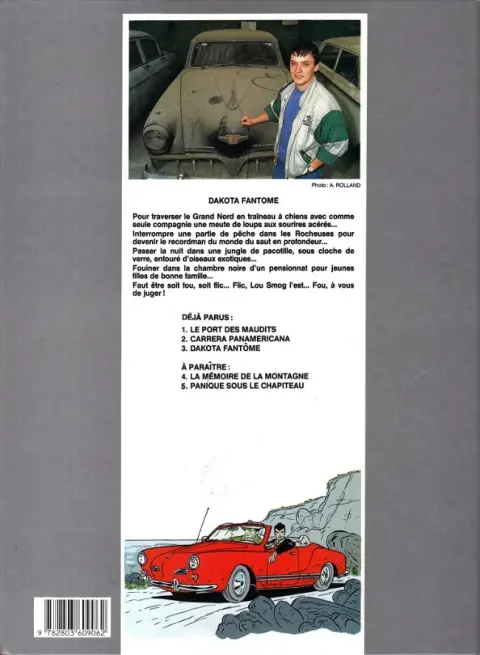 Verso de l'album Lou Smog Tome 3 Dakota fantôme