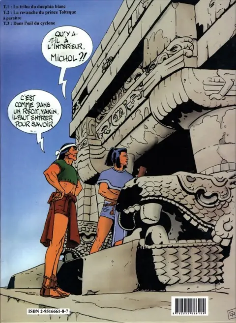 Verso de l'album Mayas Tome 2 La revanche du prince Tolteque