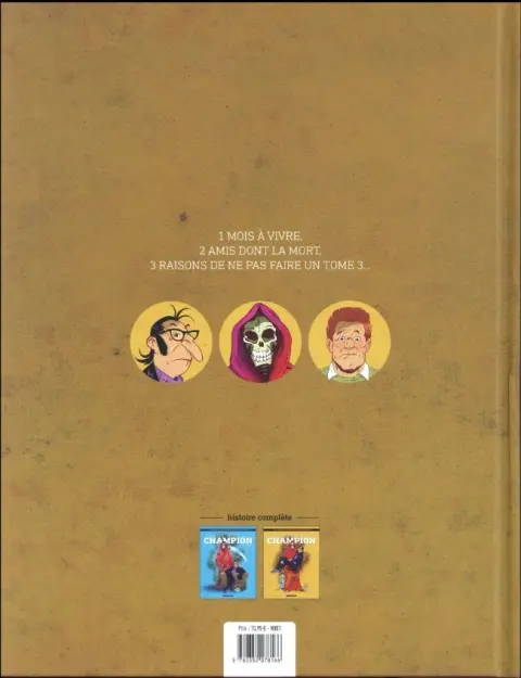 Verso de l'album La Méthode Champion Tome 2