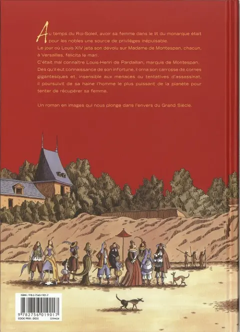Verso de l'album Le Montespan