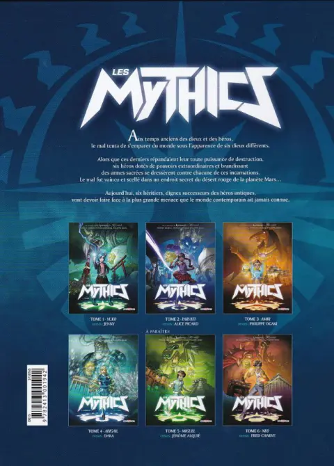 Verso de l'album Les Mythics Tome 4 Abigail