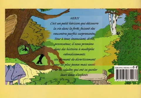 Verso de l'album Néris le hérisson N comme Néris