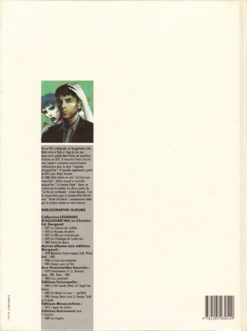 Verso de l'album Nikopol Tome 2 La Femme Piège