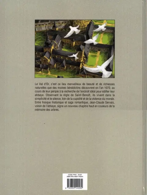 Verso de l'album Orval Première partie