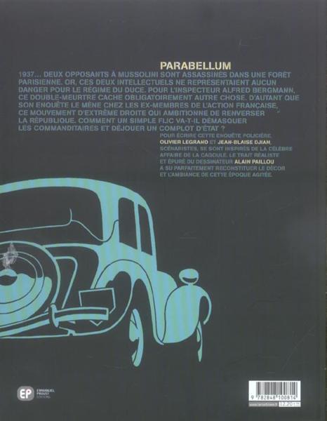 Verso de l'album Parabellum