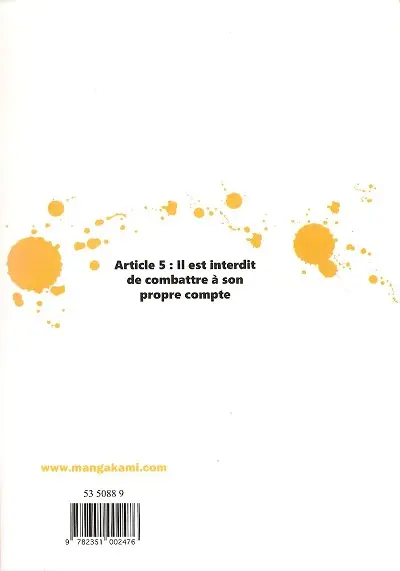 Verso de l'album Peace Maker 5