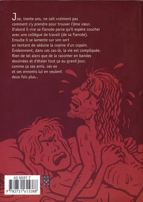 Verso de l'album Peep show - Le pauvre type Peep show