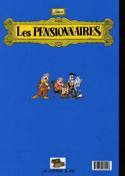 Verso de l'album Les Pensionnaires